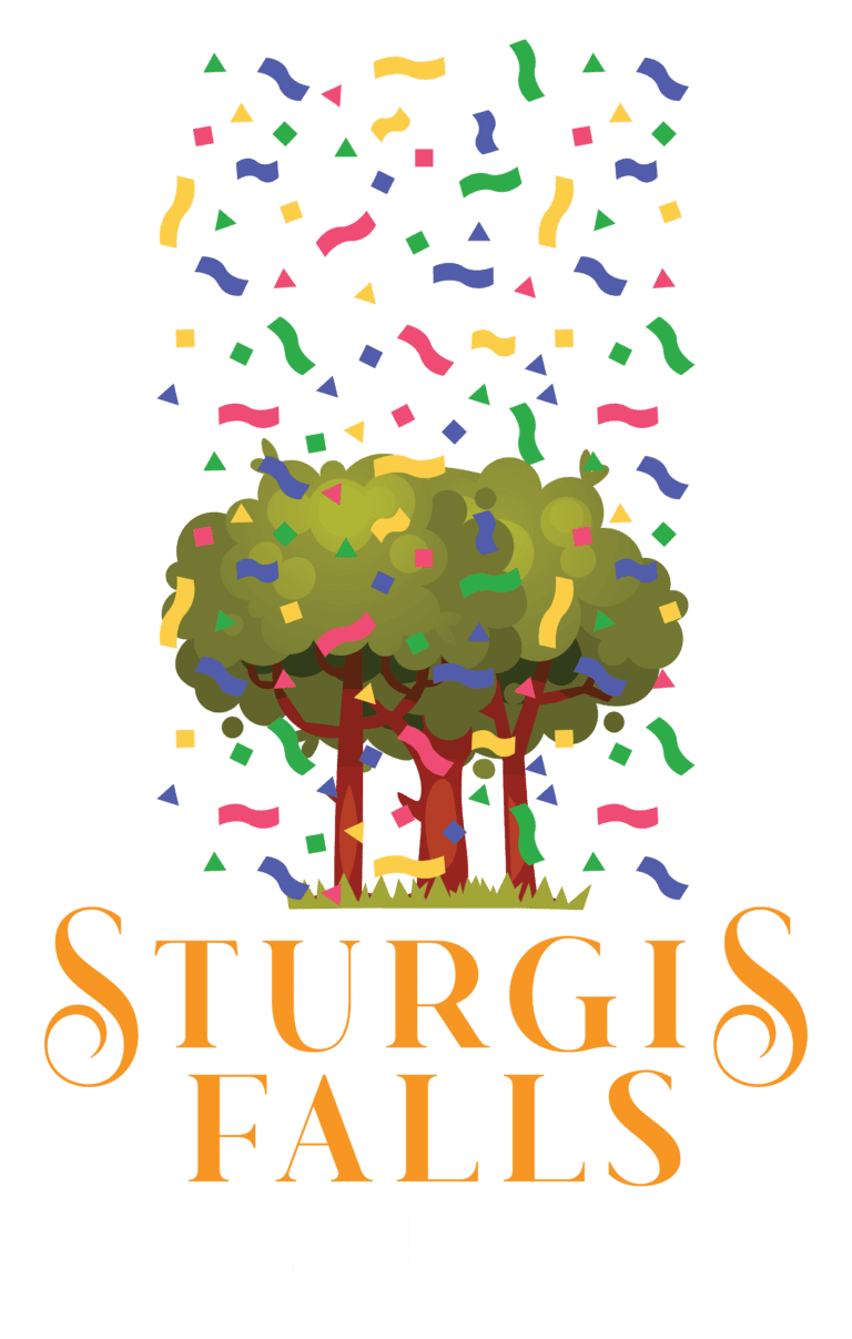 Sturgis Falls Celebration Logo Tall_White